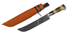 Узбекский нож Пчак средний Ёрма гарда гравировка ШХ15,16-18 см арт.7  от магазина Казан мангал 24 Екареринбург