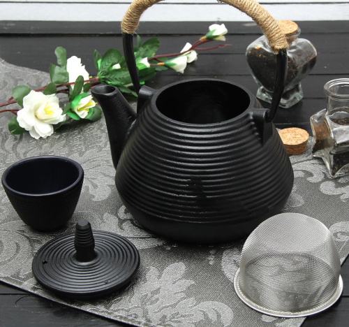 Чайник с ситом «Атьяф» 1 л, цвет чёрный от магазина Казан мангал 24 Екареринбург фото 6