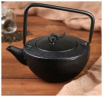 Чайник с ситом 500 мл "Орео", цвет черный от магазина Казан мангал 24 Екареринбург