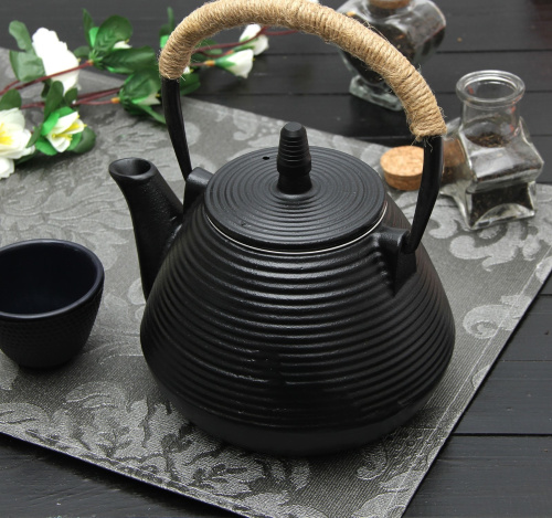 Чайник с ситом «Атьяф» 1 л, цвет чёрный от магазина Казан мангал 24 Екареринбург фото 5