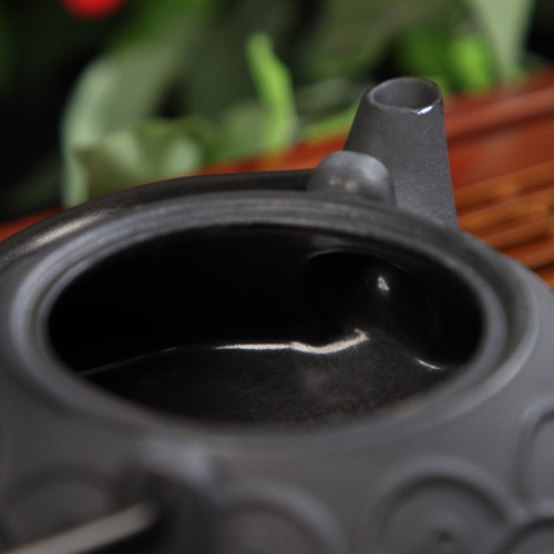 Чайник с ситом 900 мл "Джана", цвет черный от магазина Казан мангал 24 Екареринбург фото 2
