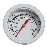 Термометр для печи-гриль сер. 50х40 ( 500С ) от магазина Казан мангал 24 Екареринбург