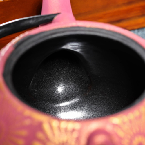 Чайник с ситом 850 мл "Тео", цвет красный от магазина Казан мангал 24 Екареринбург фото 5