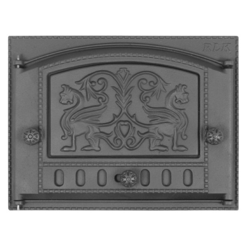 Дверка каминная топочная ДК-2Б `Грифоны` RLK 325 (Рубцовск) 435х320х92 (375х300) от магазина Казан мангал 24 Екареринбург
