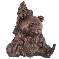 Крючок "Бурый медведь" ХДИ-12.037 (Окрашенная,патинированная) от магазина Казан мангал 24 Екареринбург